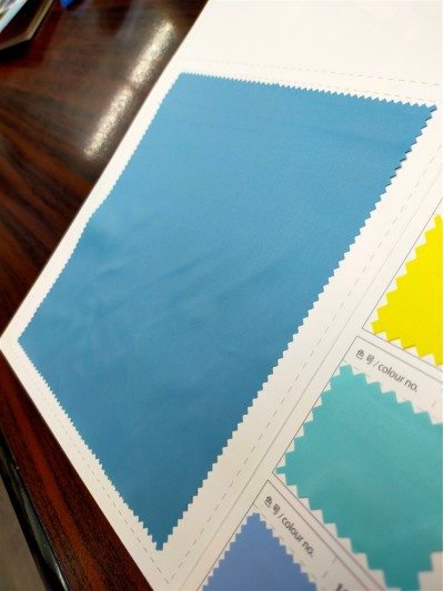 GZ-LY 36092-2 成分：94%Nylon 6%SP 規格：90DATY*70DTY+40Dsp  幅寬：53-54 克重：132GSM  正面照